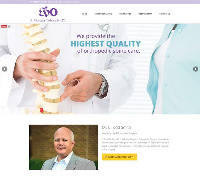 St. Vincent’s Orthopedics Spine Center